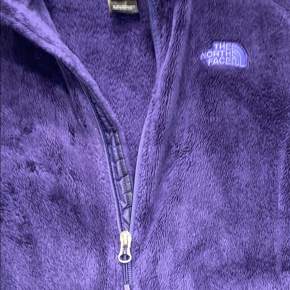 The North Face Zip Up Teddy Jacket S Purple - Picture 9 of 9